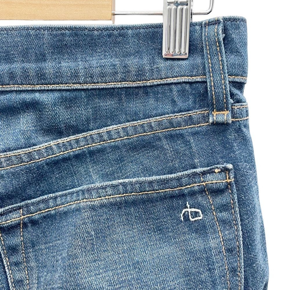 Rag & Bone Jeans Fit 2 Slim Leg in Owen Wash Non-Stretch Denim Mens Size 30x34 - Picture 4 of 13